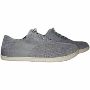 OluKai Mens Mesh Lace-Up Casual Shoes Size 10 Gray